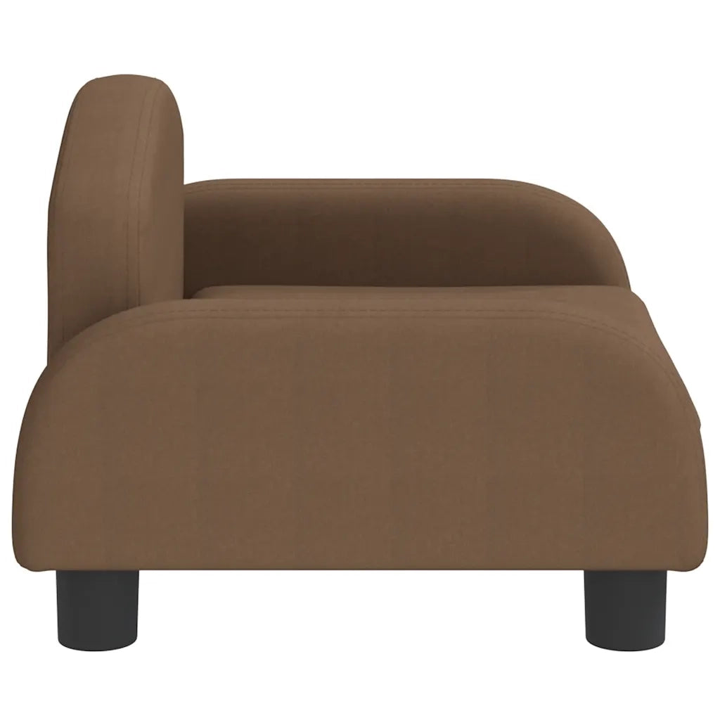 Lettino per Cani Marrone 50x40x30 cm in Tessuto 171973
