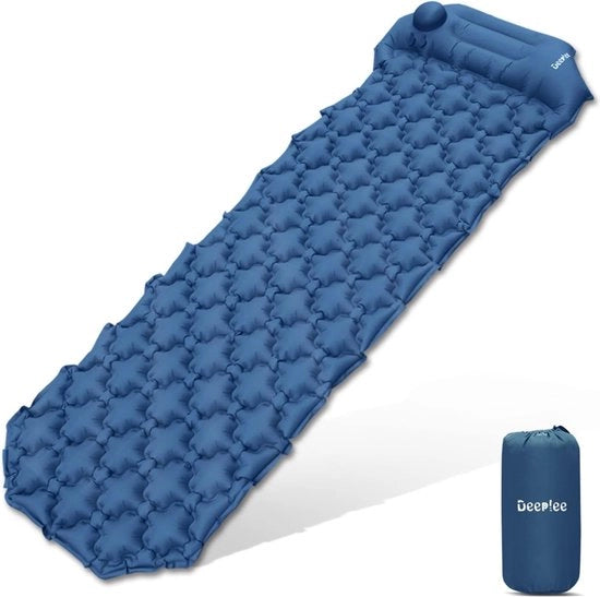 Matrassino da campeggio leggero, compattabile, per esterno, materasso impermeabile, airbed per campeggio, escursioni, viaggi, spiaggia