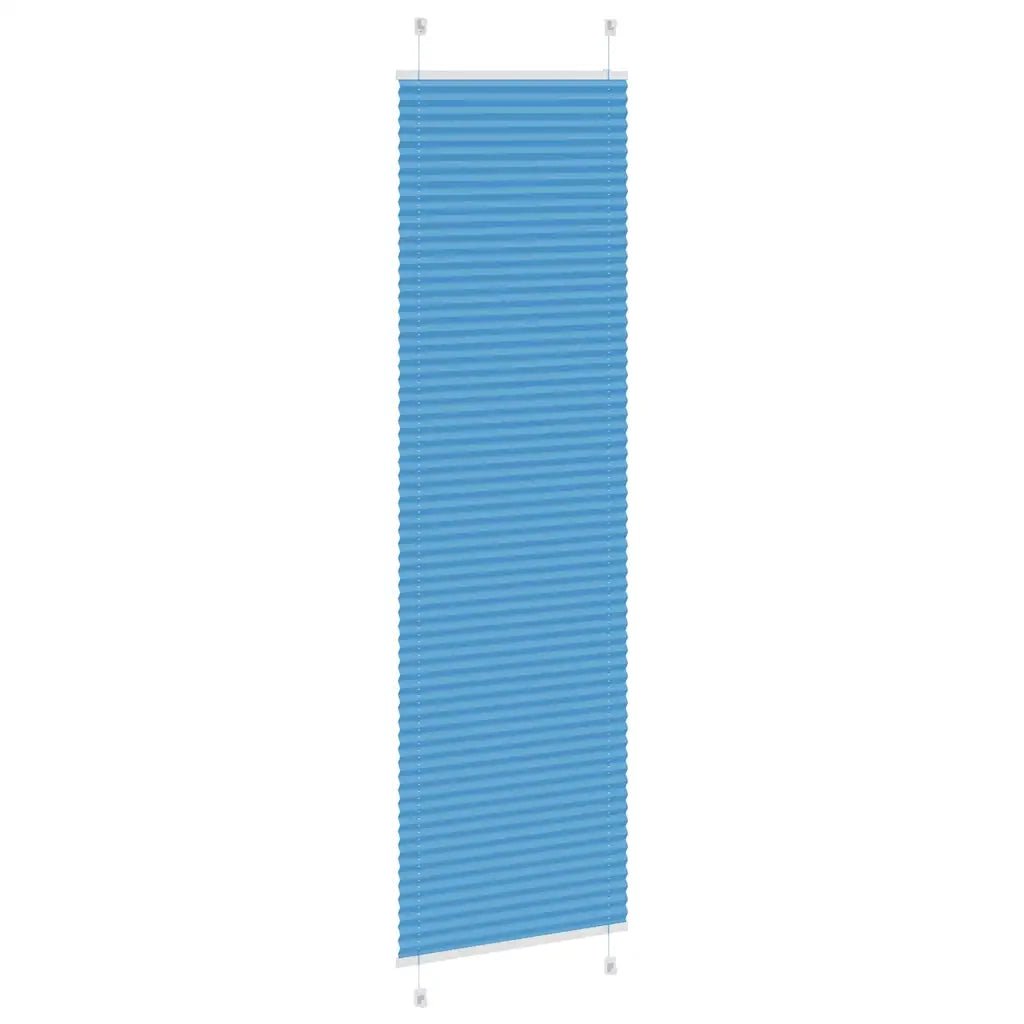 Tenda Plissettata Blu 65x200 cm Larghezza Tessuto 64,4 cm 4015204