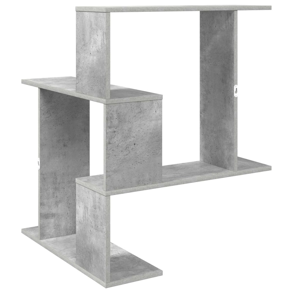 Scaffale da parete Grigio Cemento 67 x 67 x 87 cm 8012223