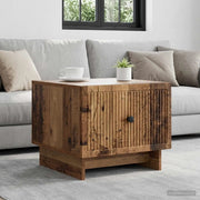 Tavolino da salotto con cassetto Legno antico 49 x 50 x 40 cm 894053