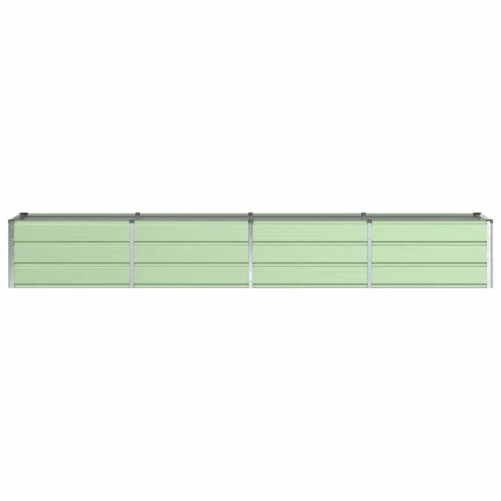 Fioriera | Cassetta per fiori | Vaso Verde 320 x 80 x 45 cm Acciaio