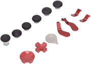 Accessori di controllo 13-in-1 - Set di riparazioni metalliche sostitutive - Accessori per controller per One Series 2 - Rosso - Inclusa borsa di trasporto - Materiali di alta qualità - Controller di gioco