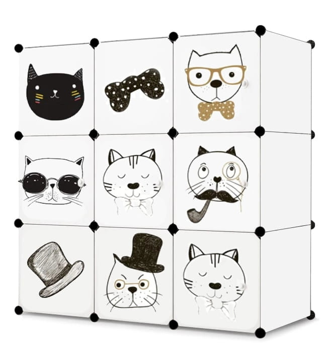 Valora ARMADIO MODULARE PER BAMBINI Salvaspazio Design da favola x 9 - W02