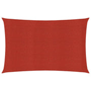 Vela ombreggiante/ombrellone 160 g/m² rosso 2,5 x 5 m HDPE 02_0009251