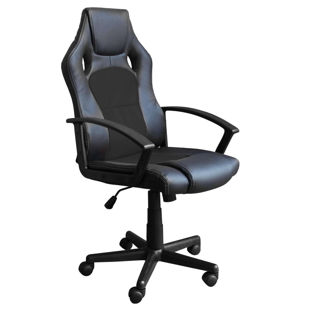 Poltrona da Gaming reclinabile in Poliuretano cm 61x65x114 - FORGE