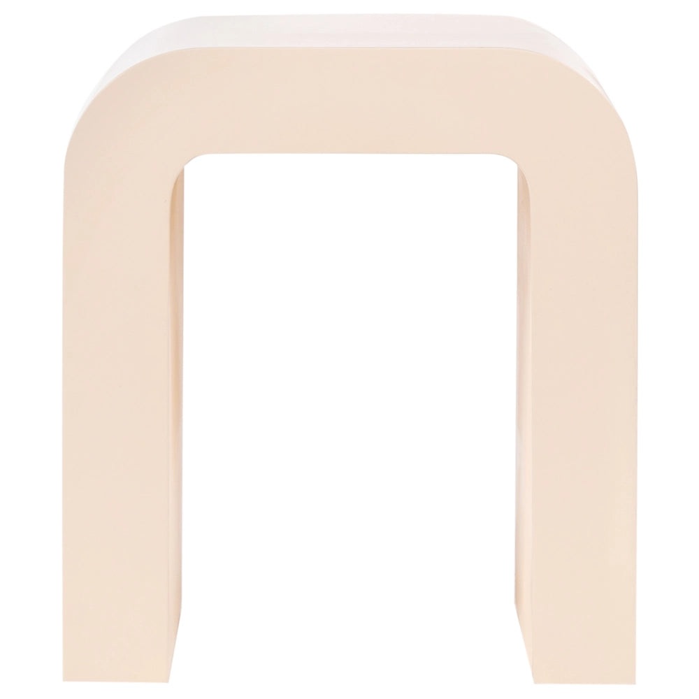 Tavolino dal design scandinavo moderno in MDF beige chiaro design moderno da soggiorno