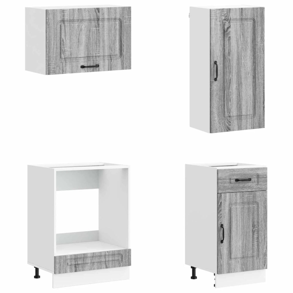 Unità Cucina KALMAR 8 pcs Sonoma grigio Legno ingegnerizzato 3438189