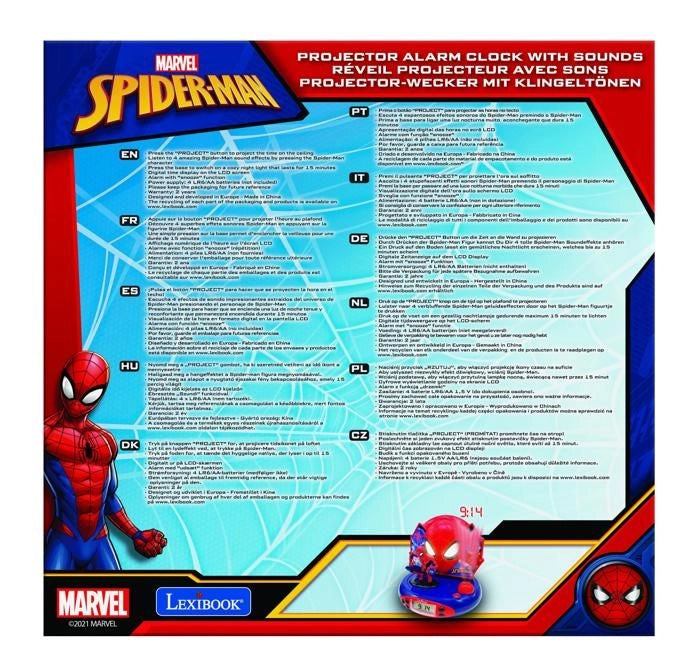 Clock Radio SPIDERMAN