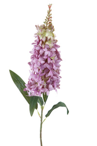 Set 4 Fiori Artificiali di Violacciocca H 95 cm