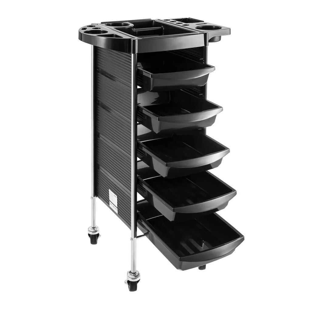 Tavolo da servizio parrucchiere 91 cm nero 14_0007819