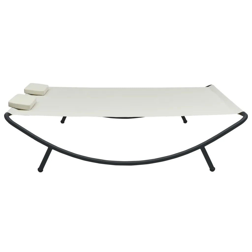 Lettino da Esterno in Tessuto Crema CFW5429918