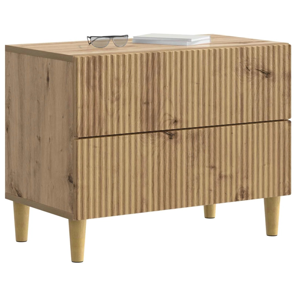 Armadio da Notte Rovere Artigianale 62 x 34,5 x 48 cm