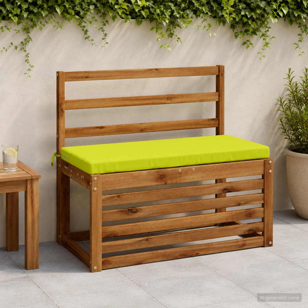 Cuscino per panchina SOEST 100% Poliestere Verde brillante. 948702
