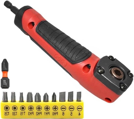 Kit di Allenatore Elettrico per Riparazioni con Apparecchio a 90 Gradi, Adattatore di Socket e 10 Set di Trapani