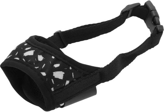 Muilkorf per Cani - Materiale Zitto - Adattabile - Respirazione Libera - Adatto per Cani Piccoli/Mediani/Grandi - Prevenzione del Morso/ della Morsicatura - Sicuro e affidabile