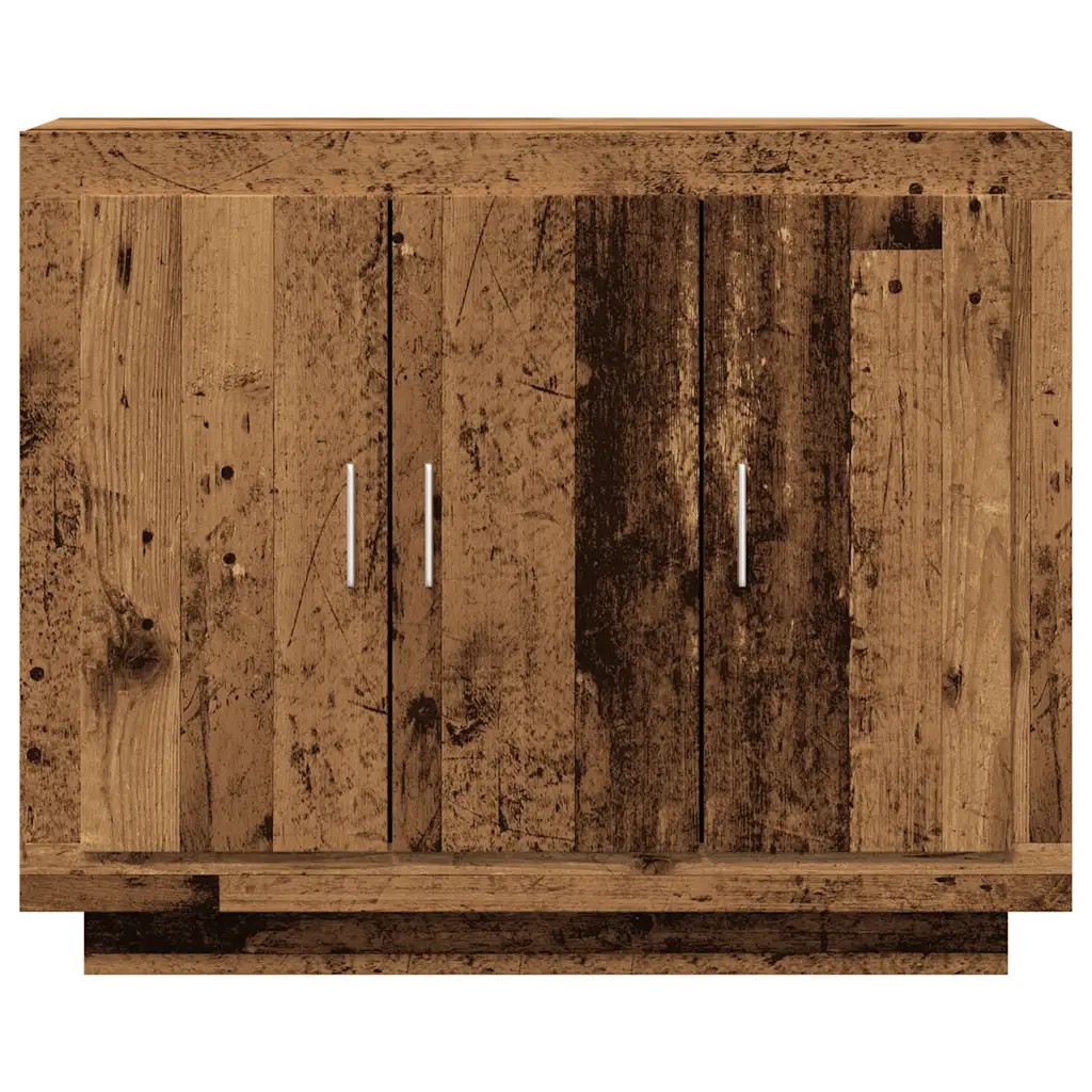 Credenza Legno Antico 92x35x75 cm in Legno Multistrato