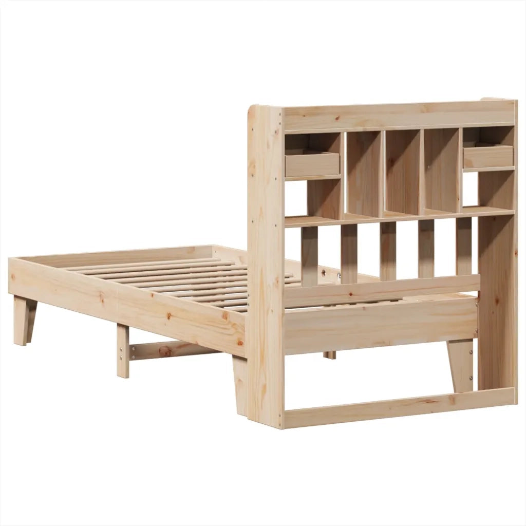 Giroletto senza Materasso 90x200 cm in Legno Massello di Pino 3308852