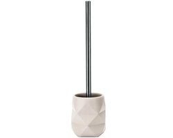 Sostegno per Spazzolino da Bagno, Accessori, Colore: Bast, Materiale: Poliressino, Dimensioni: 10,6 x 10,6 x 39 cm