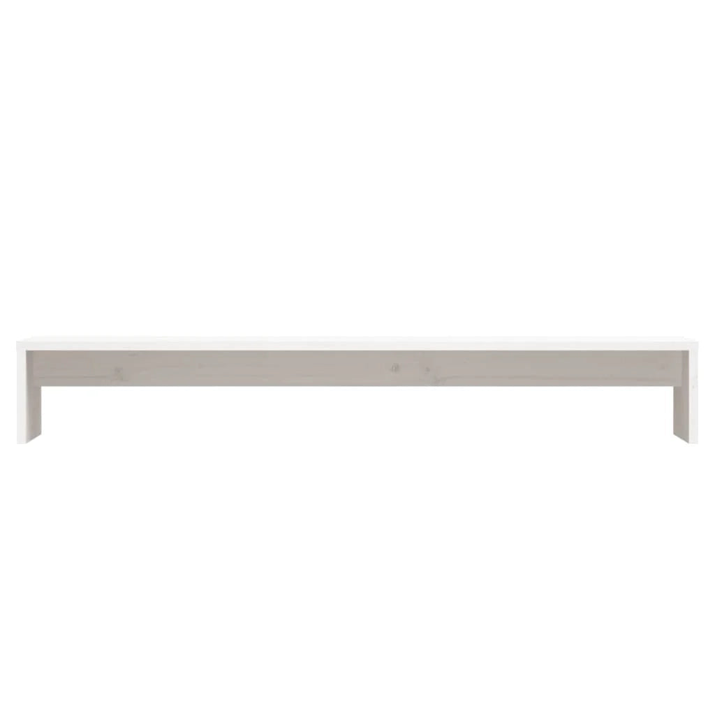 Supporto per monitor 100 x 27 x 15 cm in legno massello di pino bianco 02_0029198
