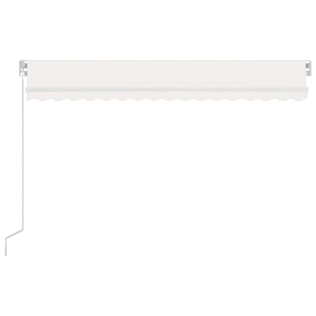 Tenda da Sole Retrattile Manuale 400x300 cm Crema