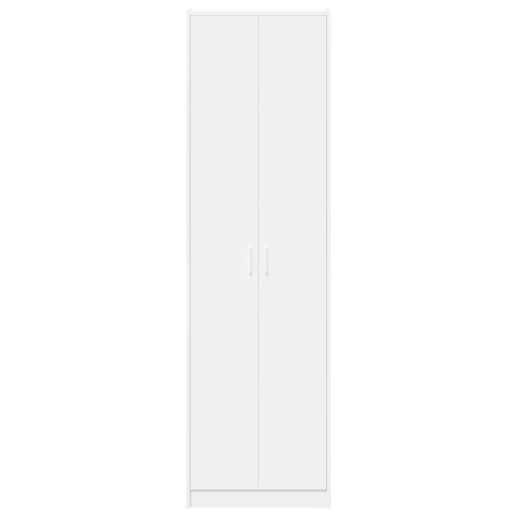 Armadio Bianco 55x25x189 cm in legno ingegnerizzato