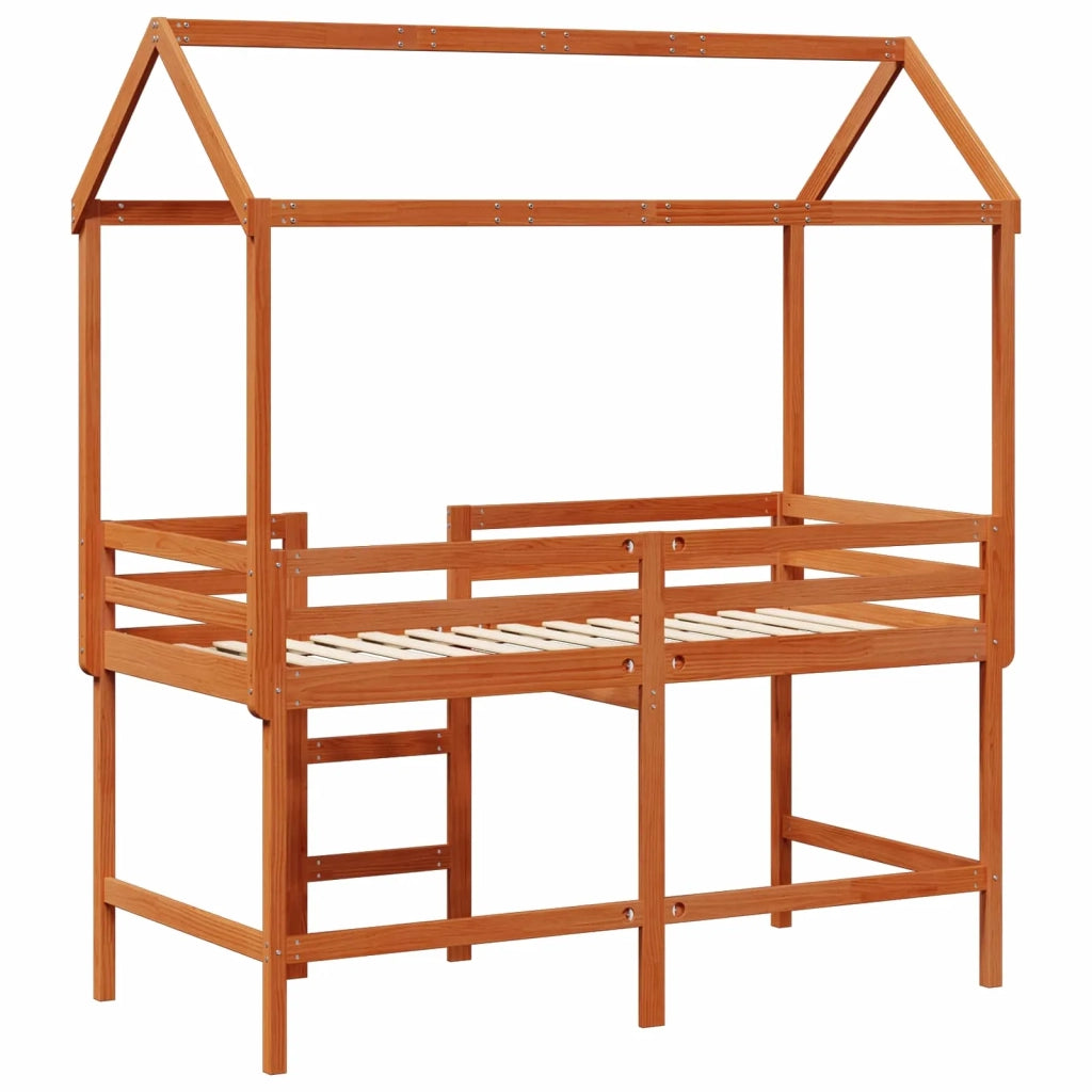 Struttura per letto soppalco Marrone Cera 90 x 190 cm 3422774