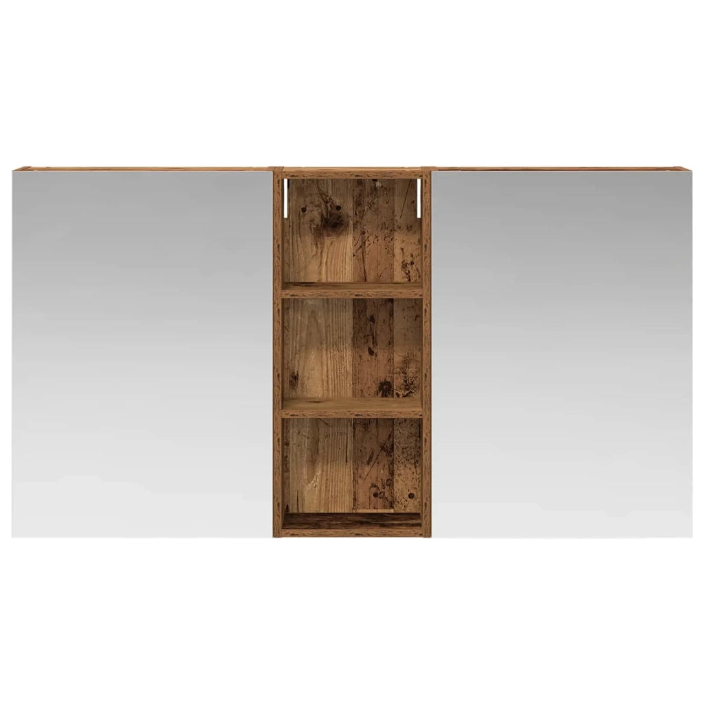 Set di Armadi da Bagno con lo scaffale 3 pcs 130 x 14,5 x 70 cm