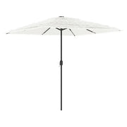 Ombrello | Parasolne Giardino con Palo in Acciaio Bianco 248x248x248 cm