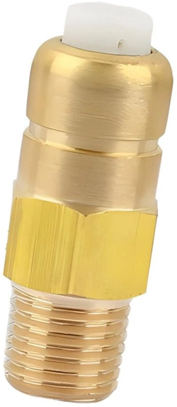 Valvola di sicurezza 1/4 pollici - in ottone - scarico termico - pompa a vuoto - resistente alla corrosione - facile da installare - valvola di pressione