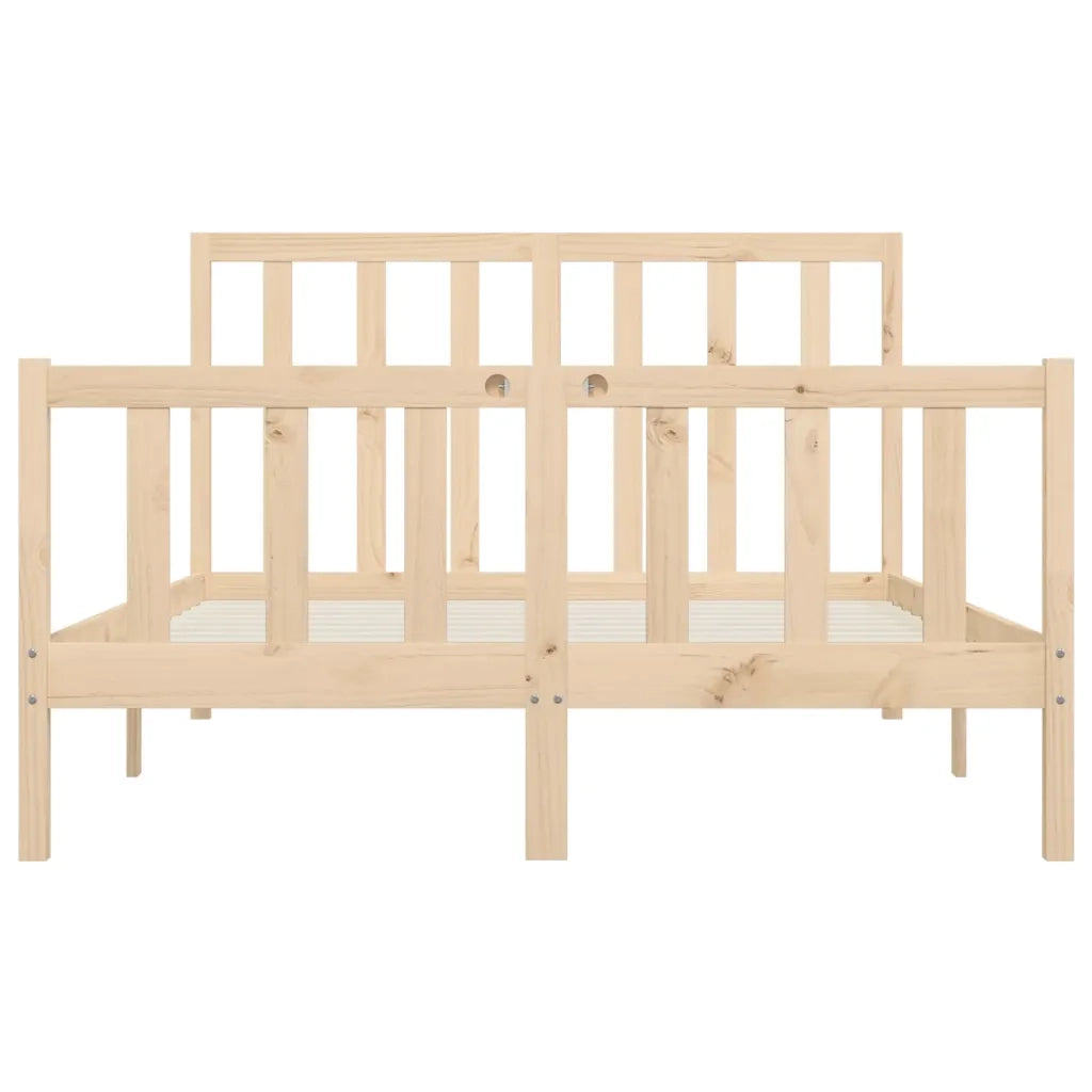 Giroletto-Struttura Letto in Legno Massello 120x200 cm 149187