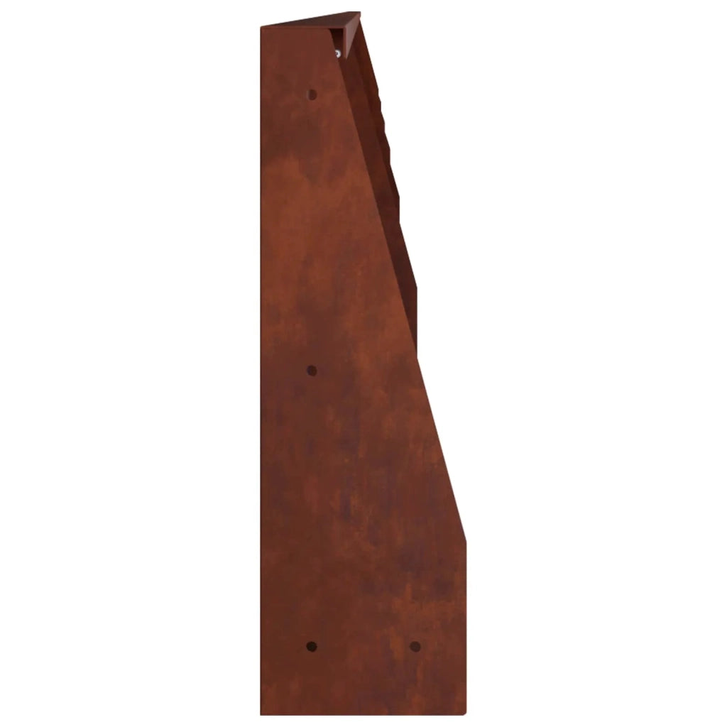 Muro di contenimento 6 pz 100 x 12 x 30 cm Acciaio Corten 3449120