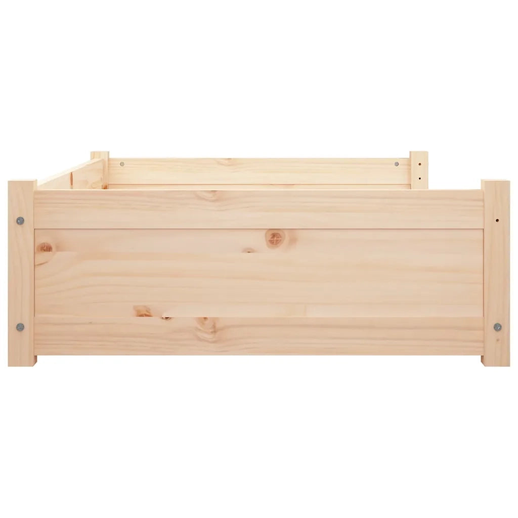 Cuccia per Cani 95,5x65,5x28 cm in Legno Massello di Pino cod mxl 37439