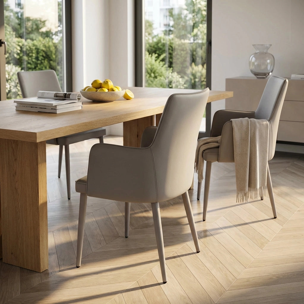 Sedia con braccioli per tavolo da pranzo - TAMI