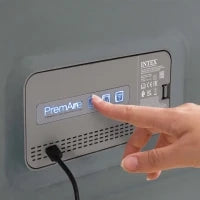 64926ND - Materasso Elevated Premiere Matrimoniale Con Tecnologia Fiber Tech, Nuova Pompa Elettrica Incorporata Con Pannello Dati E Porta Usb Cm 152X203X46