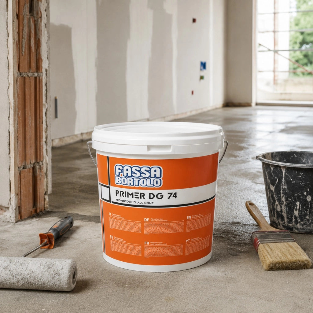 fassa dg 74 primer all'acqua a base di resine sintetiche per massetti 20 kg