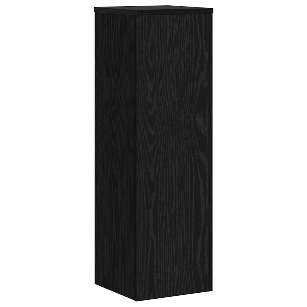 Supporto per piante 2 pcs Rovere Nero 25 x 25 x 80 cm 869234