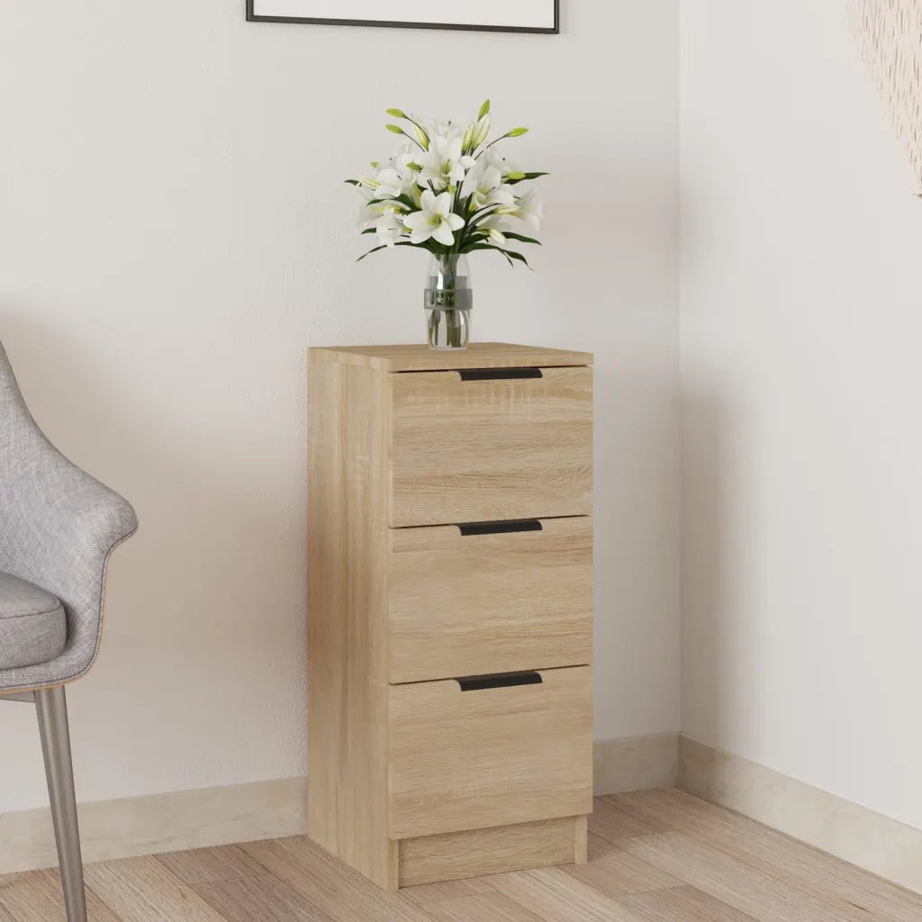 Credenza Rovere Sonoma 30x30x70 cm in Legno Multistrato 811157