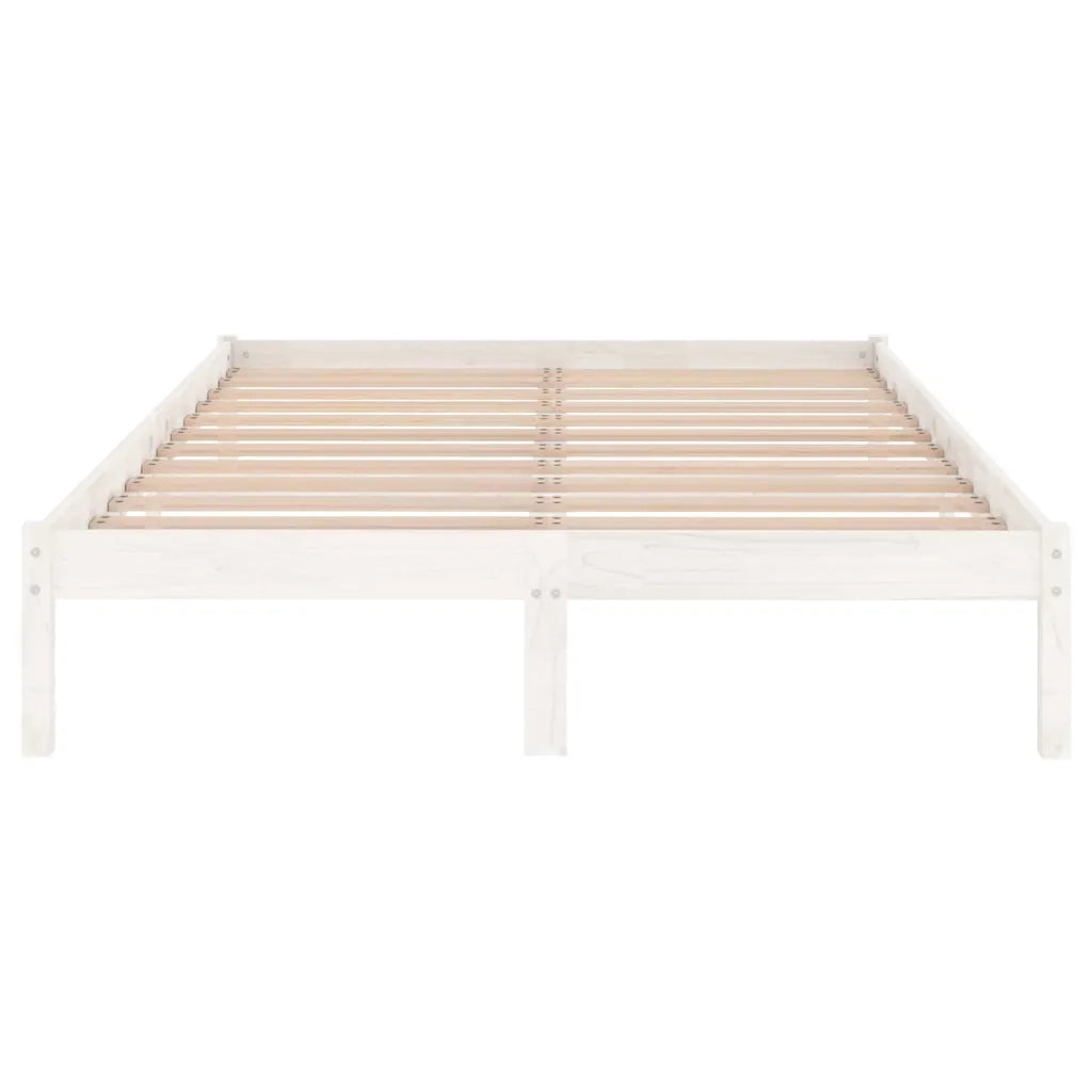 Giroletto Bianco in Legno Massello 150x200 cm King Size