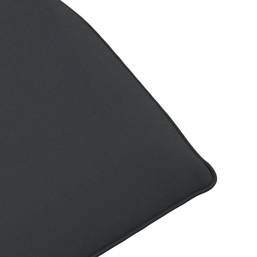 Lettino Pieghevole Nero 175x54x8,5 cm in Tessuto Oxford 4019753