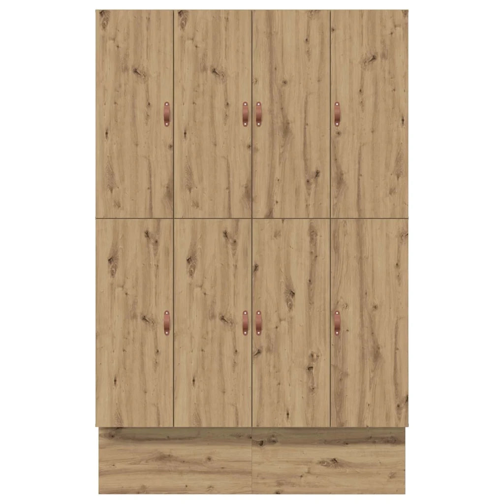 Struttura letto con contenitore Rovere artigianale 150 cm 3335652