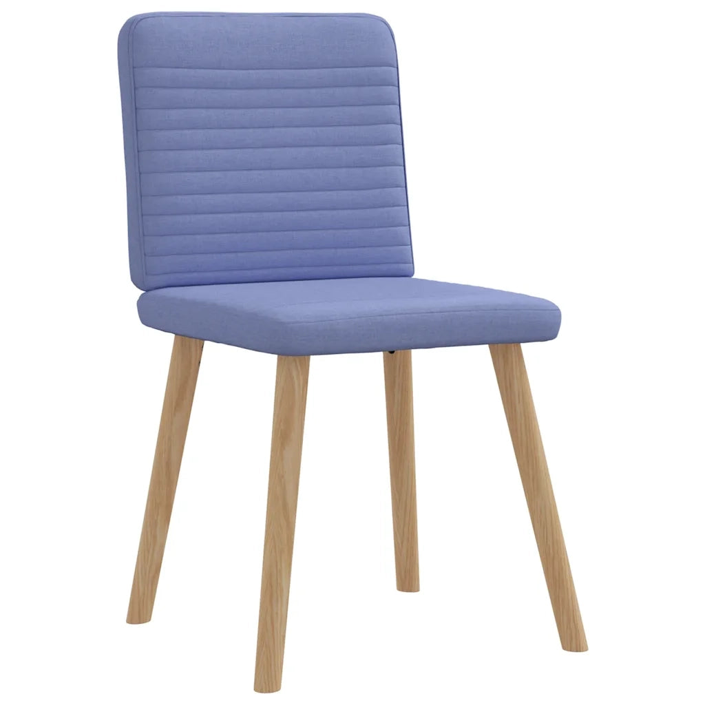 Sedie da Pranzo 6 pz Blu Jeans in Tessuto 3315524