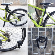 Catenaccio in acciaio da 1,2 m - Catena di sicurezza per bicicletta - Alta sicurezza anti furto - Resistente all'usura - per bicicletta, motocicletta, scooter, cancelli, porte
