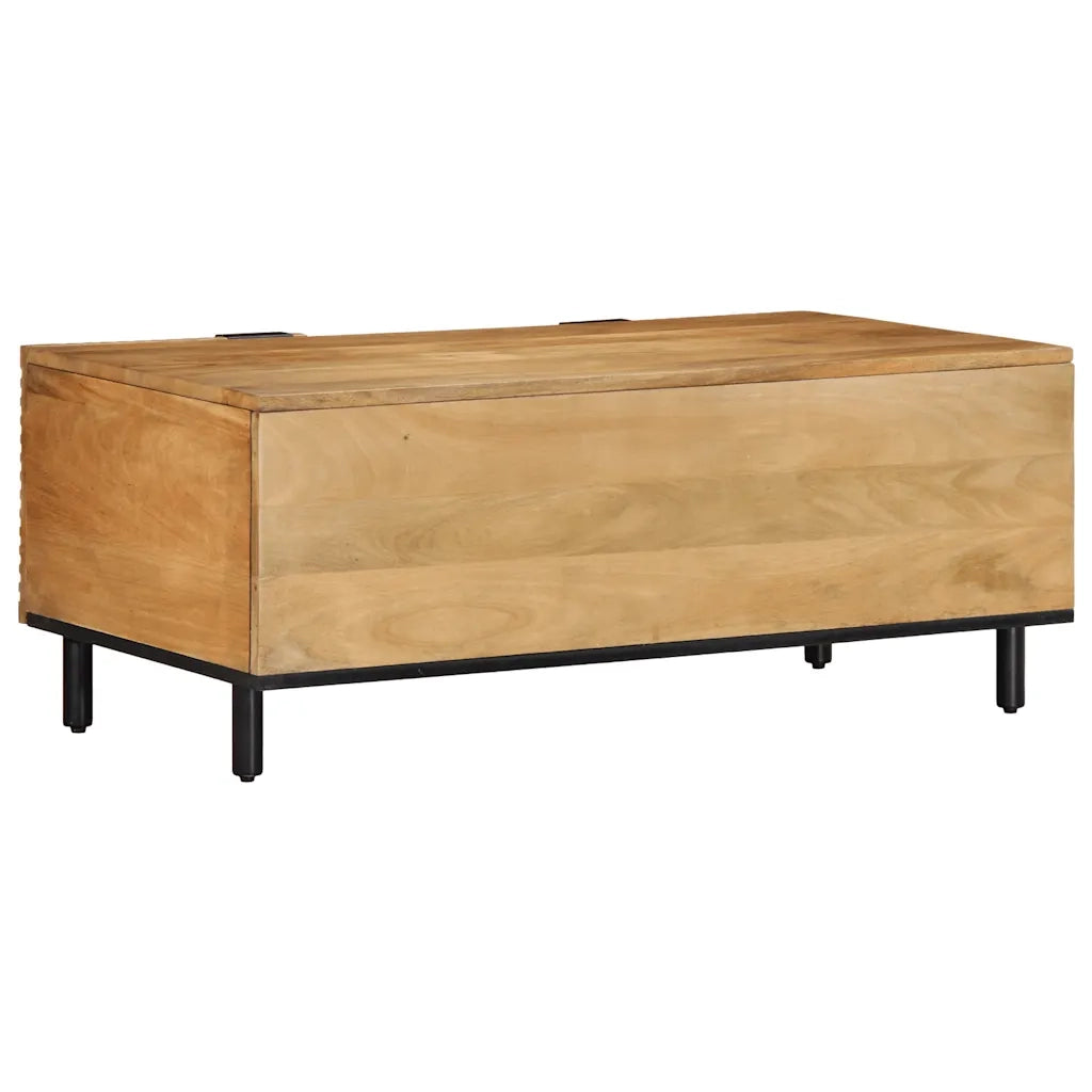 vidaXL Tavolino da Salotto Marrone 100x54x40cm Legno Massello di Mango