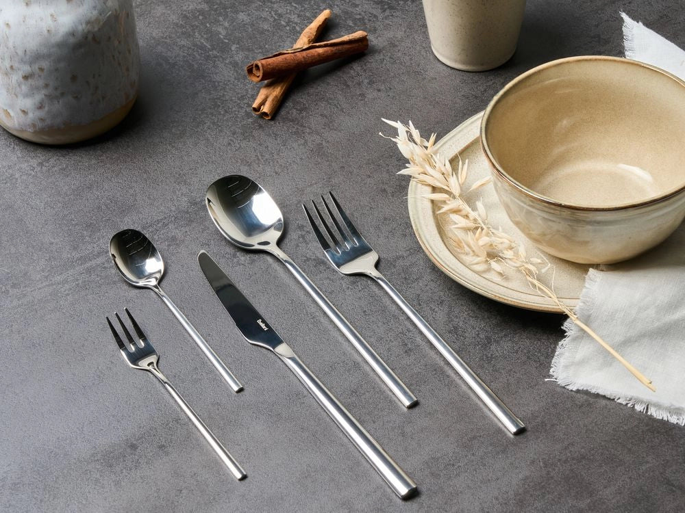 Set di posate da 30 pezzi per ogni occasione in Acciaio inossidabile Argento posate per ogni occasione