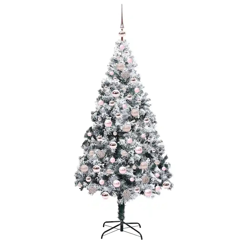 Albero di Natale artificiale con 300 LED Bianco 180 cm 3396964