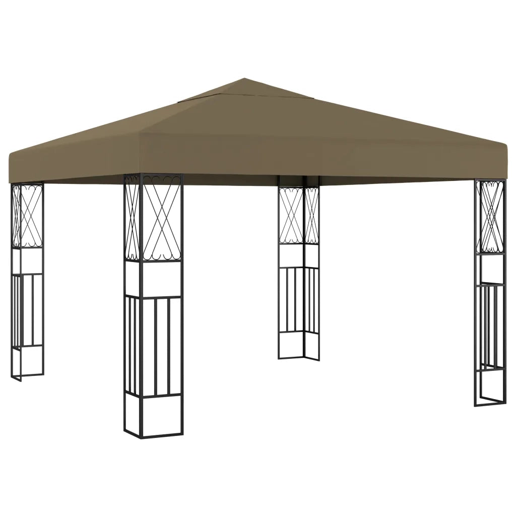 Gazebo 3x3 m Grigio Talpa in Tessuto cod mxl 66143