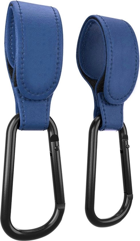 Accessori per passeggino - Set di 2 - Blu - Attacchi per borse