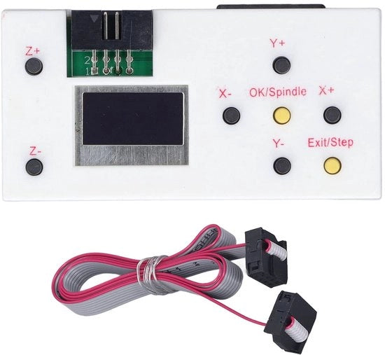 Controllore Offline - Sostituzione per Macchina di Fresatura 3 Assi - Controllore Manuale - Supporto Micro-USB - Regolazione di Posizione Asse XYZ - Controllore CNC