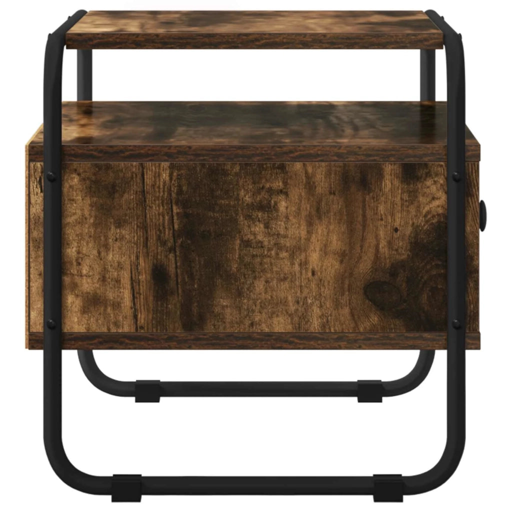 Armadio da Notte Rovere Fumo 40 x 39,5 x 40 cm 8007675